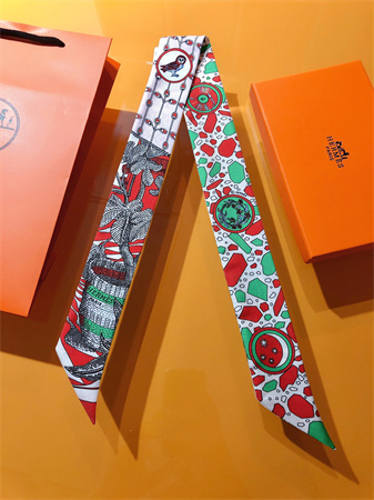 H**mes twilly 100% silk 37834