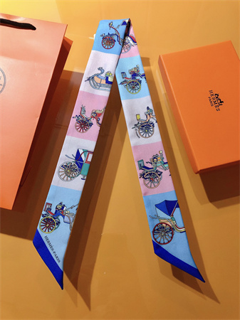 H**mes twilly 100% silk 37835