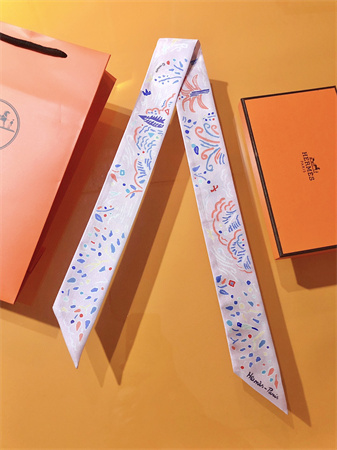 H**mes twilly 100% silk 37837