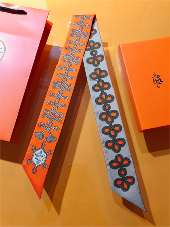 H**mes twilly 100% silk 37838