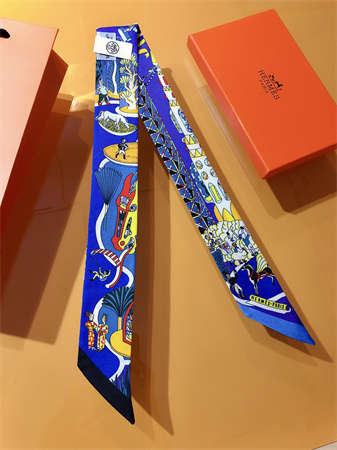 H**mes twilly 100% silk 37839