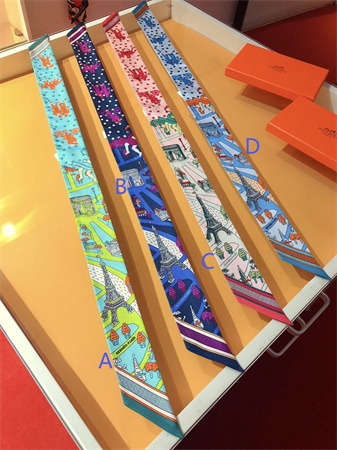 H**mes twilly 100% silk 37840