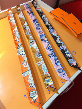 H**mes twilly 100% silk 37843