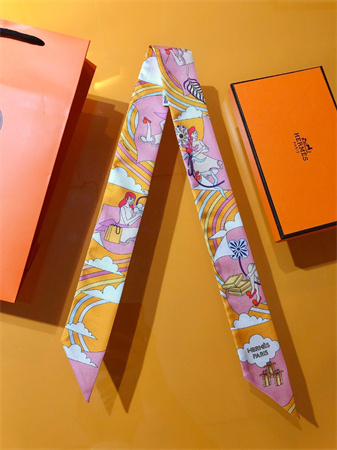 H**mes twilly 100% silk 37847