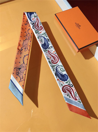 H**mes twilly 100% silk 37849