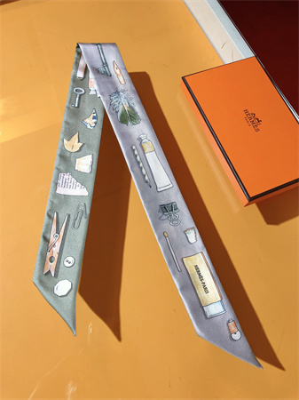 H**mes twilly 100% silk 37853