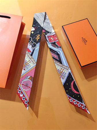 H**mes twilly 100% silk 37854