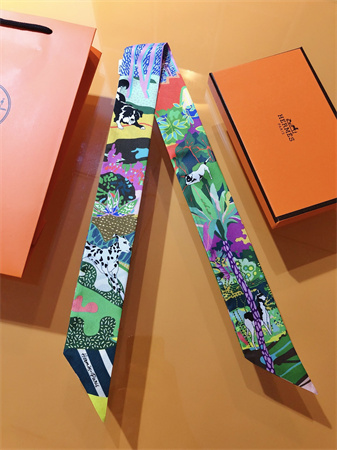 H**mes twilly 100% silk 37855