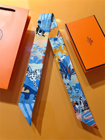 H**mes twilly 100% silk 37855