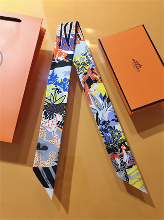 H**mes twilly 100% silk 37855