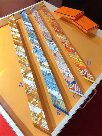 H**mes twilly 100% silk 37856