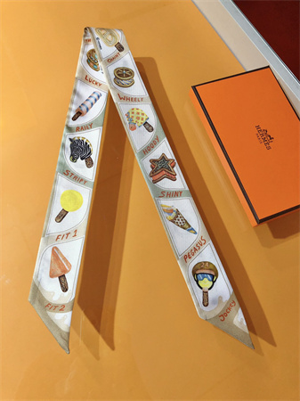 H**mes twilly 100% silk 37857