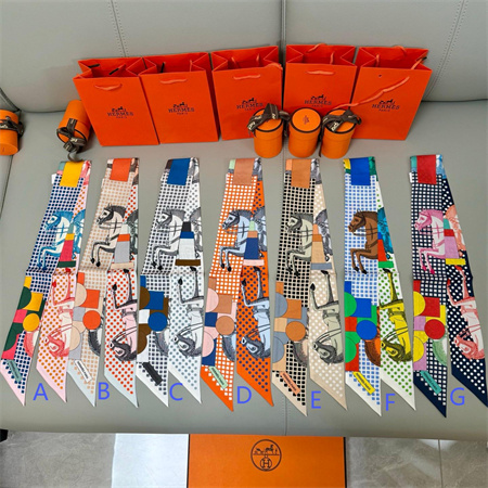 H**mes twilly 100% silk 37860