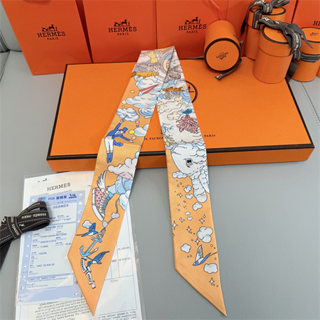 H**mes twilly 100% silk 37861