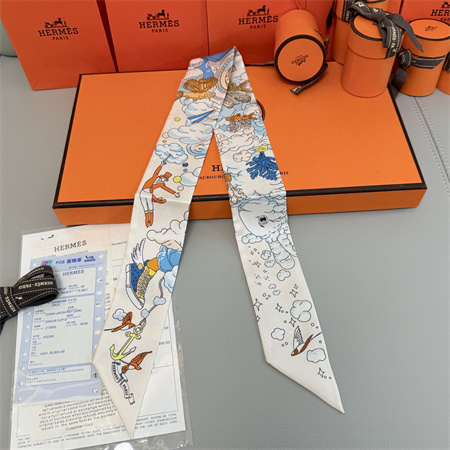 H**mes twilly 100% silk 37861