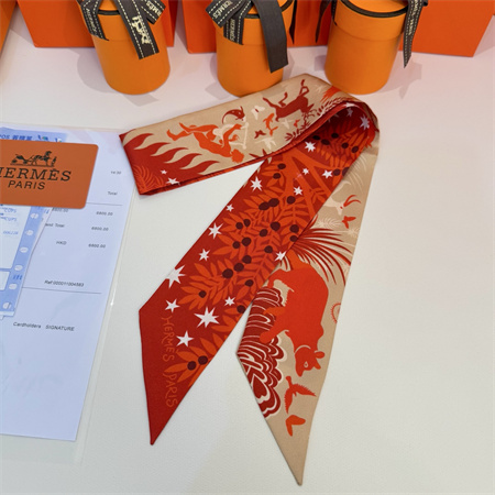 H**mes twilly 100% silk 37863