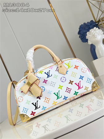 LV x TM Handbag East West Multicolor Monogram Canvas White M13084