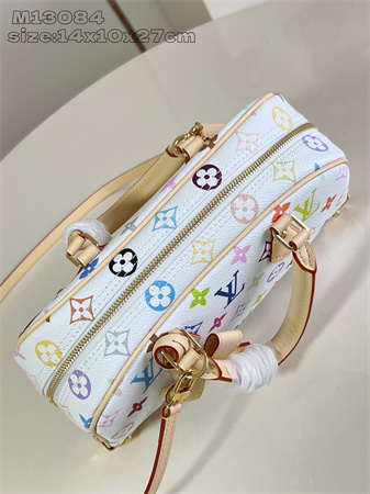 LV x TM Handbag East West Multicolor Monogram Canvas White M13084