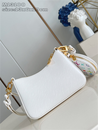 LV x TM Marellini Bag Epi grained cowhide leather White M13100