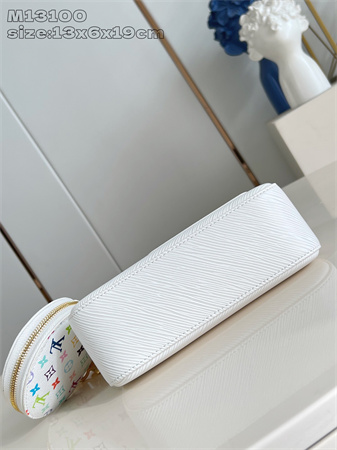 LV x TM Marellini Bag Epi grained cowhide leather White M13100