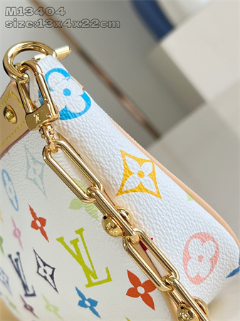 LV x TM Pochette Accessoires Multicolor Monogram Canvas White M13404