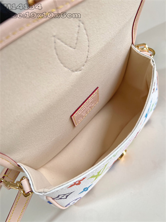 LV X TM Nano Diane Multicolor Monogram Canvas White M14194