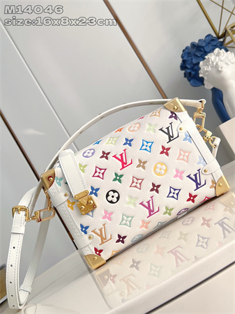 LV x TM  Side Trunk MM Multicolor Monogram Canvas White M14046