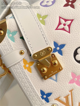 LV x TM  Side Trunk MM Multicolor Monogram Canvas White M14046