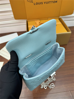 l.v nano madeleine blue S*pple grained cowhide leather m12211 top