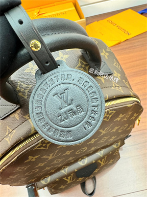 L.V Palm Spring MM Backpack Monogram Coated Canvas M44874 TOP