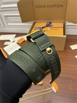 L.V Multi Pochette Accessories Monogram Coated Canvas Khaki M44813 TOP