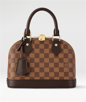 L.V Alma BB Bag Damier Ebene coated canvas N40606 TOP