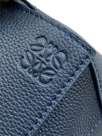 L0ew* mini puzzle bag in soft grained calfskin navy