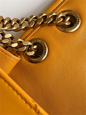 Y.S.L NIKI MEDIUM In Smooth Lambskin Yellow Color