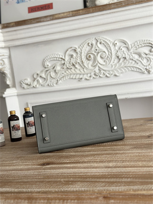 Bir.kin Sellier Bag Epsom Leather 25/30/35CM Gold Hardware In Gris Meyer Color HS