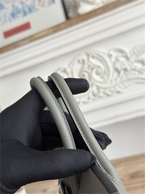 Bir.kin Sellier Bag Epsom Leather 25/30/35CM Gold Hardware In Gris Meyer Color HS