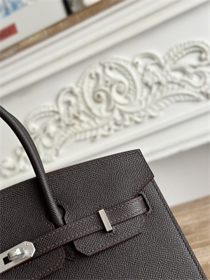 Bir.kin Sellier Bag Epsom Leather 25/30/35CM Gold Hardware In Cafe Color HS