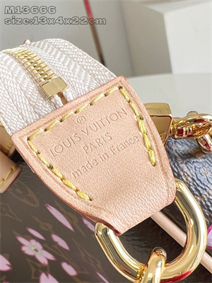 LV x TM Pochette Accessoires Monogram coated canvas Sakura Brown M13666