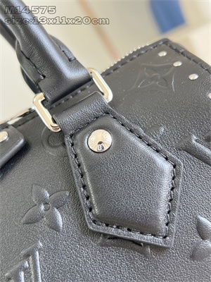 L.V Speedy Trunk 20 Monogram Black Calf Leather M14575