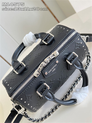 L.V Speedy Trunk 20 Monogram Black Calf Leather M14575