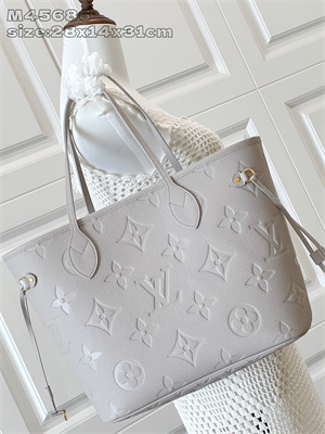 L.V Neverful MM Monogram Empreinte Brume M13758