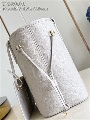 L.V Neverful MM Monogram Empreinte Brume M13758