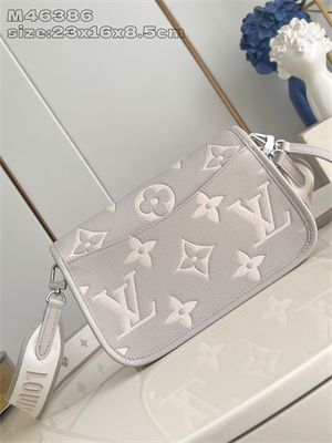 L.V Diane Bag Monogram Empreinte Leather Brume/Quartz M14214