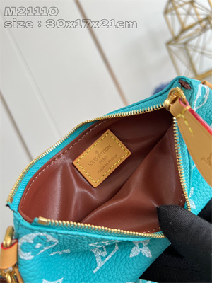 L.V Speedy P9 Bandoulière 30 Monogram Soft Calfskin lake Blue