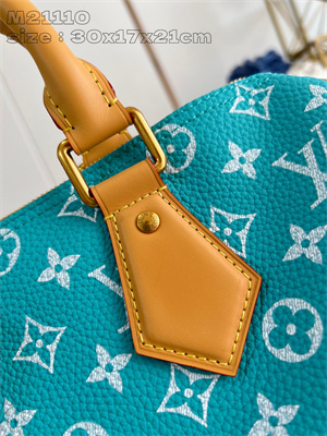 L.V Speedy P9 Bandoulière 30 Monogram Soft Calfskin lake Blue