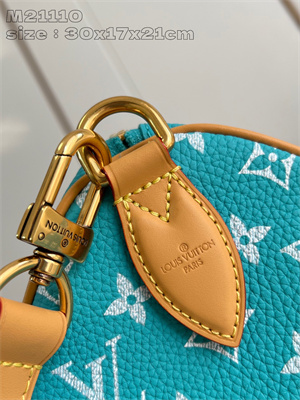 L.V Speedy P9 Bandoulière 30 Monogram Soft Calfskin lake Blue