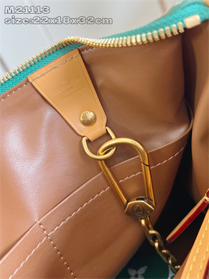 L.V Speedy P9 Bandoulière 30 Monogram Soft Calfskin Green