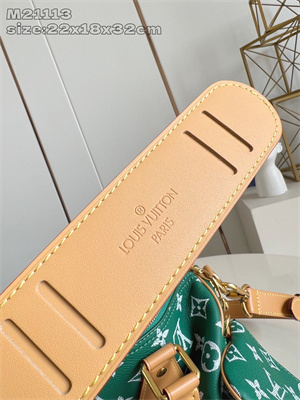 L.V Speedy P9 Bandoulière 30 Monogram Soft Calfskin Green