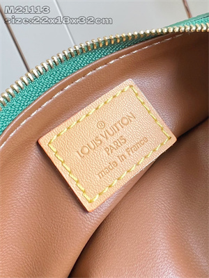 L.V Speedy P9 Bandoulière 30 Monogram Soft Calfskin Green