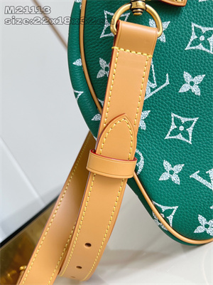 L.V Speedy P9 Bandoulière 30 Monogram Soft Calfskin Green